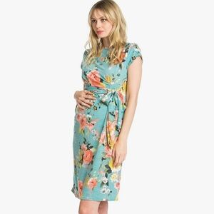 Maternity Dress - Medium Floral Midi Dress